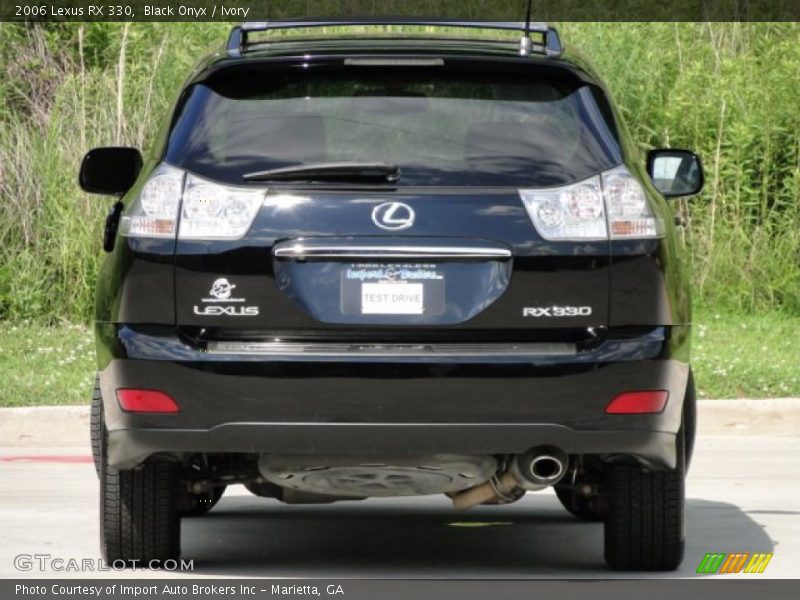 Black Onyx / Ivory 2006 Lexus RX 330