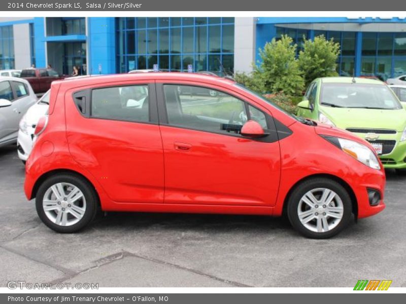 Salsa / Silver/Silver 2014 Chevrolet Spark LS