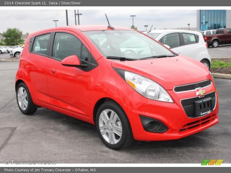 Salsa / Silver/Silver 2014 Chevrolet Spark LS