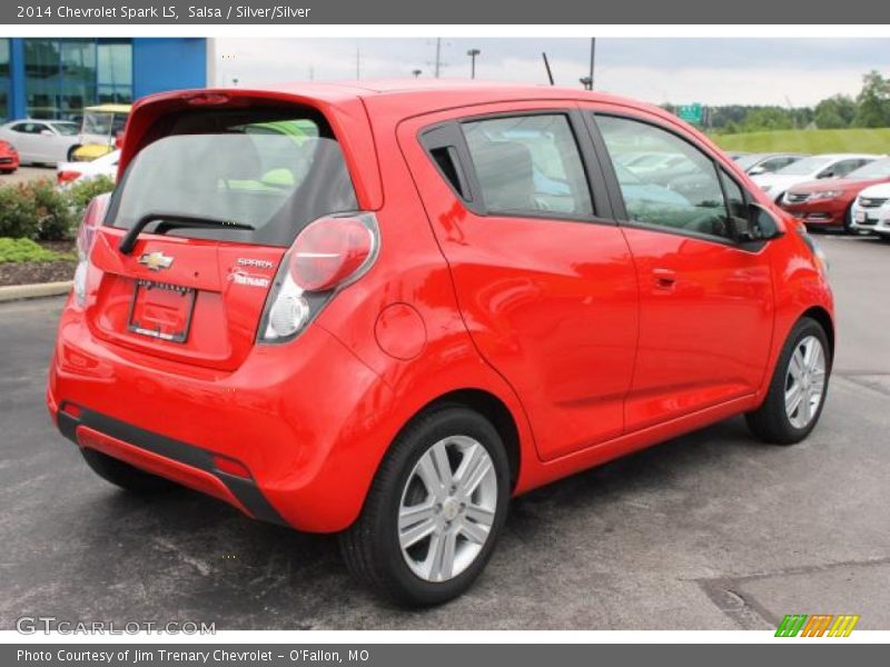 Salsa / Silver/Silver 2014 Chevrolet Spark LS