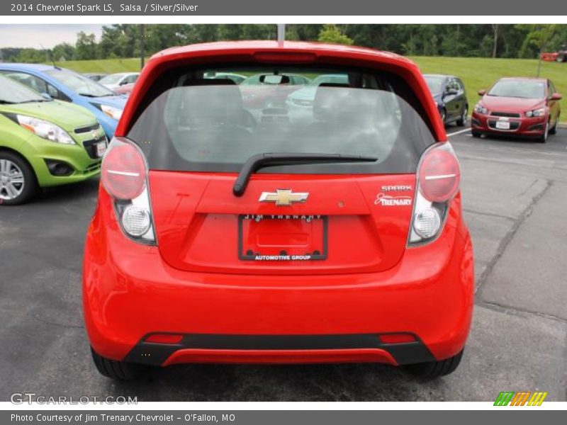 Salsa / Silver/Silver 2014 Chevrolet Spark LS