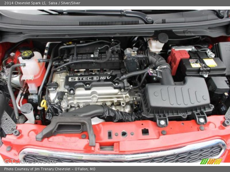Salsa / Silver/Silver 2014 Chevrolet Spark LS
