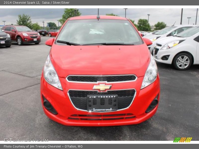 Salsa / Silver/Silver 2014 Chevrolet Spark LS