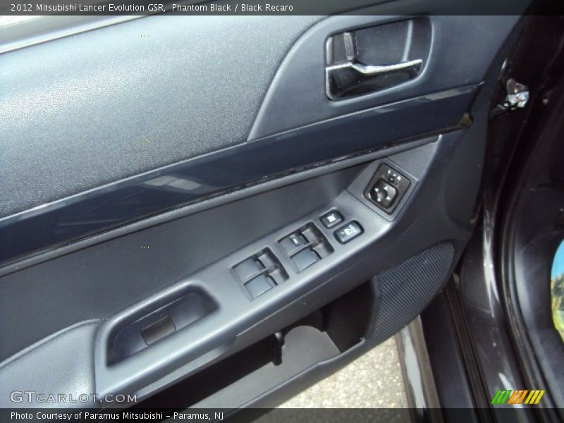 Phantom Black / Black Recaro 2012 Mitsubishi Lancer Evolution GSR
