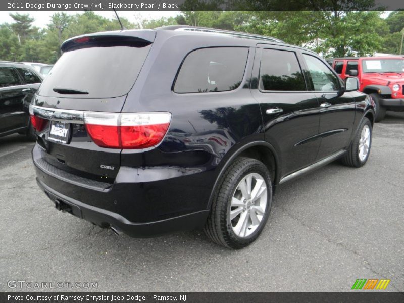 Blackberry Pearl / Black 2011 Dodge Durango Crew 4x4