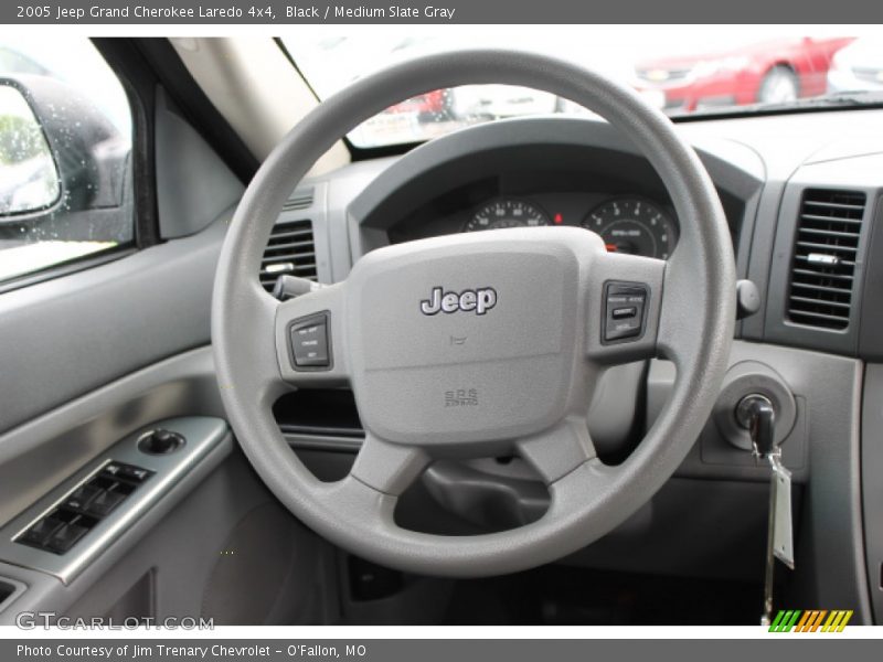 Black / Medium Slate Gray 2005 Jeep Grand Cherokee Laredo 4x4