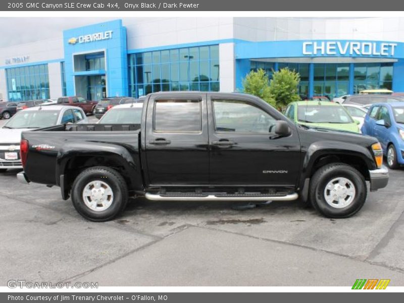 Onyx Black / Dark Pewter 2005 GMC Canyon SLE Crew Cab 4x4