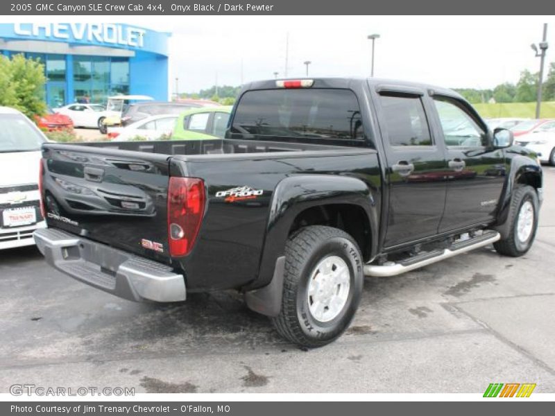 Onyx Black / Dark Pewter 2005 GMC Canyon SLE Crew Cab 4x4