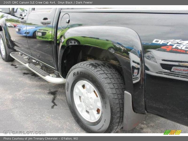 Onyx Black / Dark Pewter 2005 GMC Canyon SLE Crew Cab 4x4