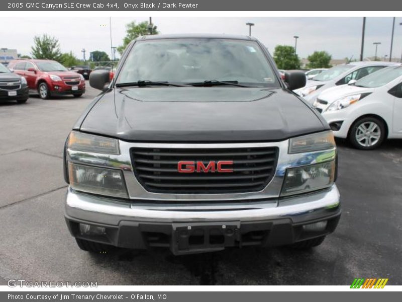 Onyx Black / Dark Pewter 2005 GMC Canyon SLE Crew Cab 4x4