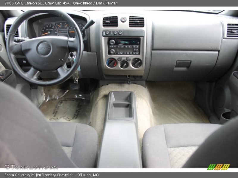 Onyx Black / Dark Pewter 2005 GMC Canyon SLE Crew Cab 4x4