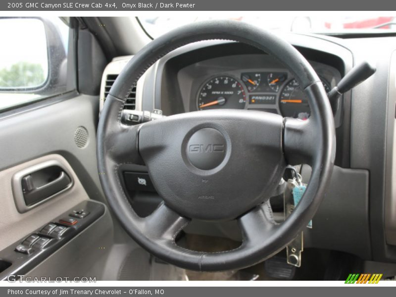 Onyx Black / Dark Pewter 2005 GMC Canyon SLE Crew Cab 4x4