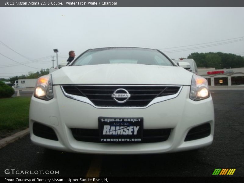 Winter Frost White / Charcoal 2011 Nissan Altima 2.5 S Coupe