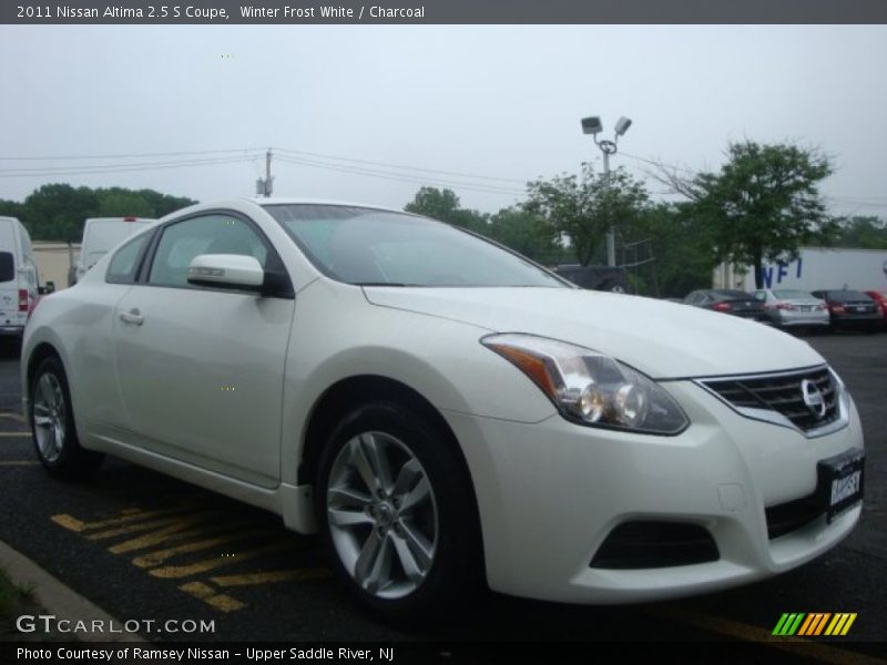 Winter Frost White / Charcoal 2011 Nissan Altima 2.5 S Coupe