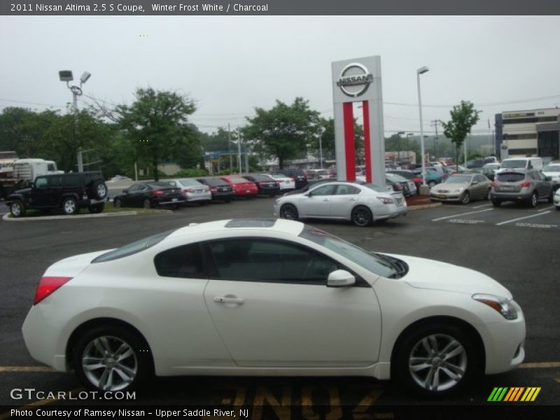Winter Frost White / Charcoal 2011 Nissan Altima 2.5 S Coupe