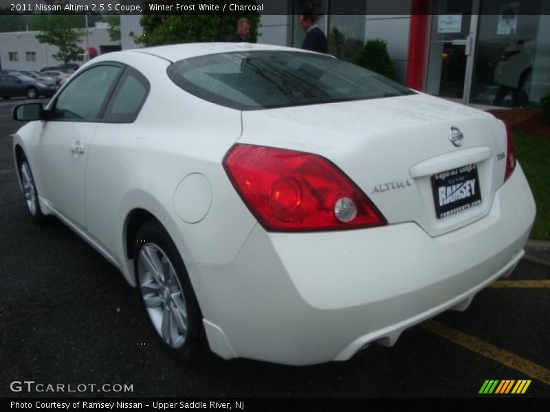 Winter Frost White / Charcoal 2011 Nissan Altima 2.5 S Coupe