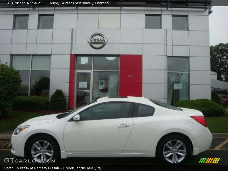 Winter Frost White / Charcoal 2011 Nissan Altima 2.5 S Coupe