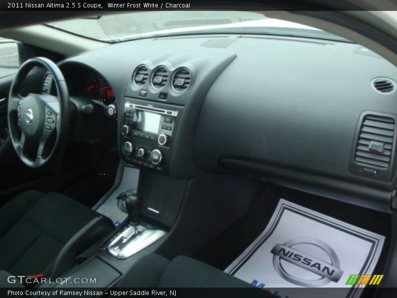 Winter Frost White / Charcoal 2011 Nissan Altima 2.5 S Coupe