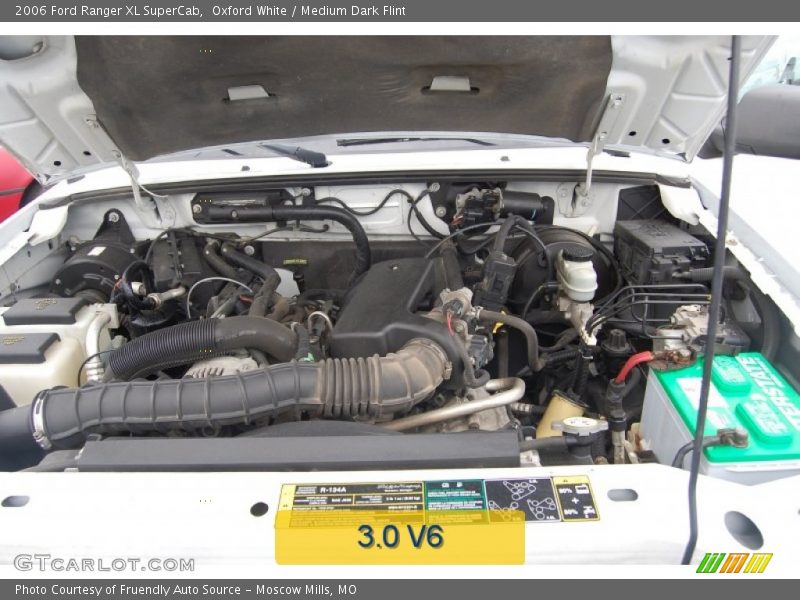 Oxford White / Medium Dark Flint 2006 Ford Ranger XL SuperCab