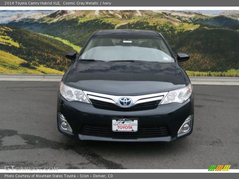 Cosmic Gray Metallic / Ivory 2014 Toyota Camry Hybrid XLE