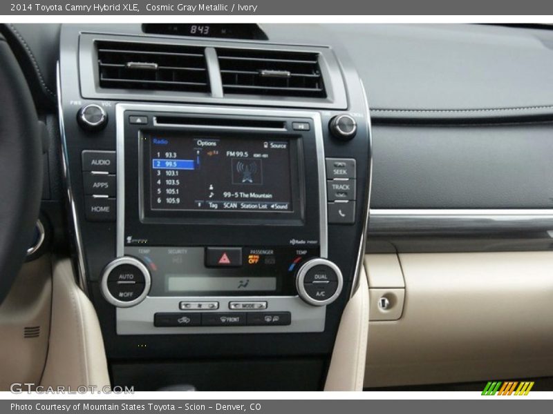 Cosmic Gray Metallic / Ivory 2014 Toyota Camry Hybrid XLE