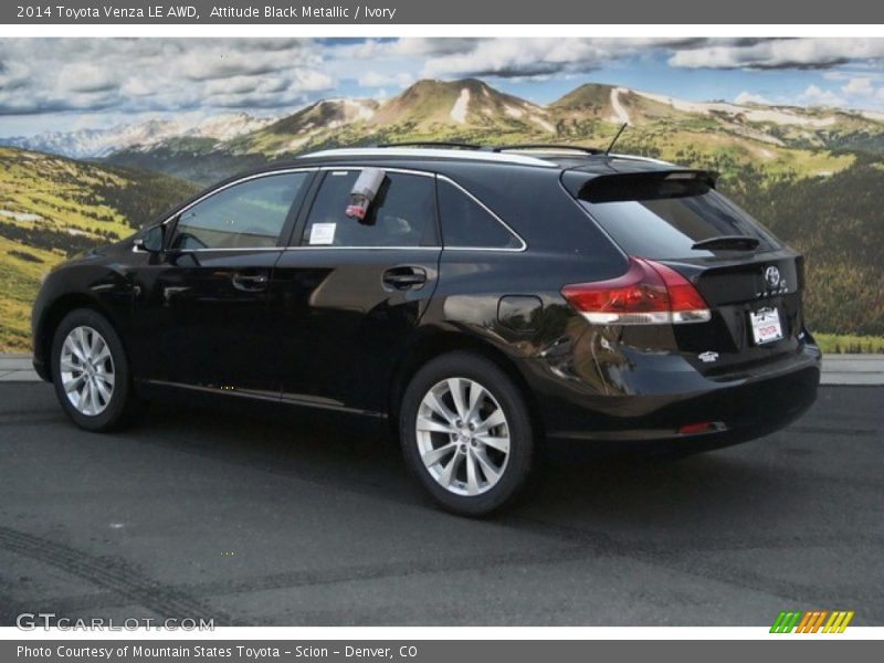 Attitude Black Metallic / Ivory 2014 Toyota Venza LE AWD