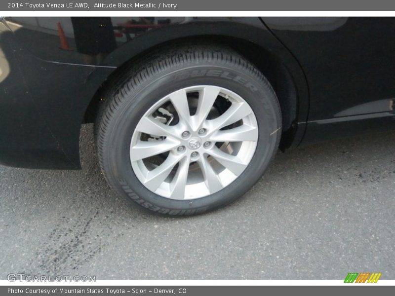 Attitude Black Metallic / Ivory 2014 Toyota Venza LE AWD