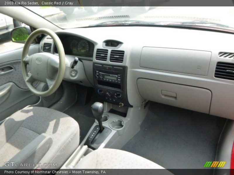  2003 Rio Sedan Gray Interior