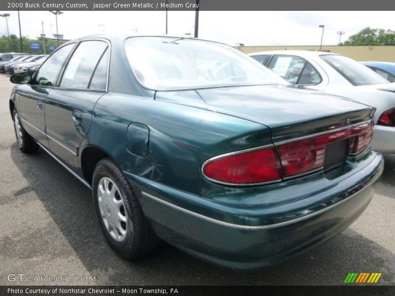 Jasper Green Metallic / Medium Gray 2000 Buick Century Custom