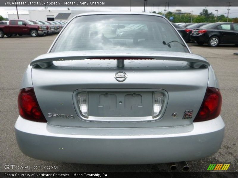 Molten Silver / Charcoal 2004 Nissan Sentra SE-R Spec V