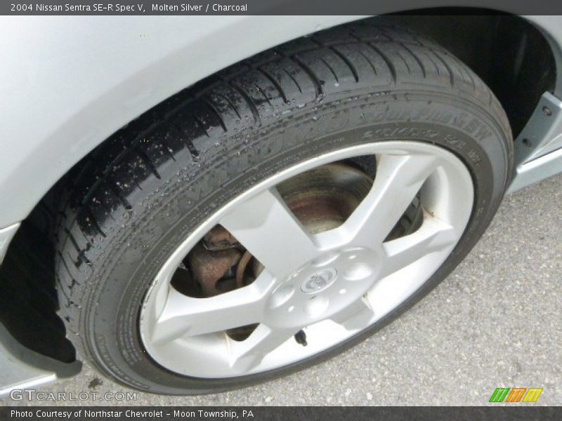 Molten Silver / Charcoal 2004 Nissan Sentra SE-R Spec V