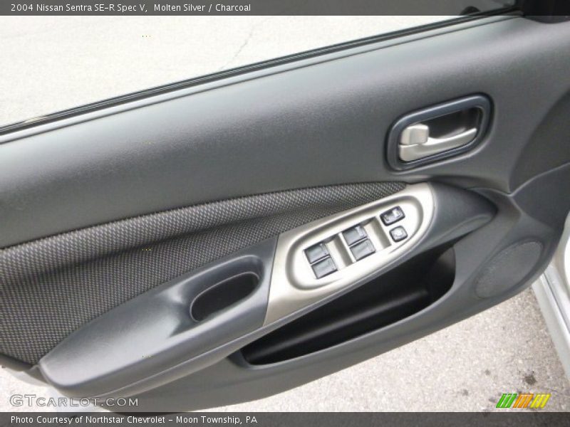Molten Silver / Charcoal 2004 Nissan Sentra SE-R Spec V