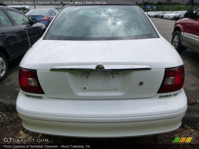 Vibrant White / Dark Charcoal 2002 Mercury Sable LS Premium Sedan