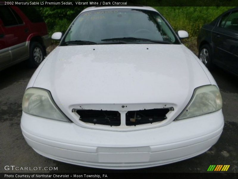 Vibrant White / Dark Charcoal 2002 Mercury Sable LS Premium Sedan