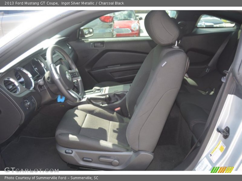 Ingot Silver Metallic / Charcoal Black 2013 Ford Mustang GT Coupe