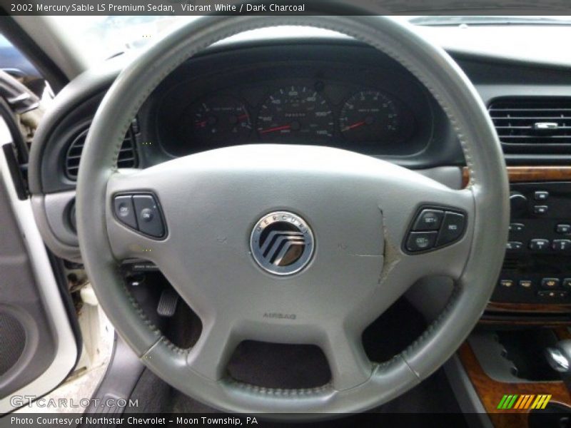 Vibrant White / Dark Charcoal 2002 Mercury Sable LS Premium Sedan