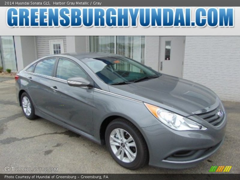 Harbor Gray Metallic / Gray 2014 Hyundai Sonata GLS