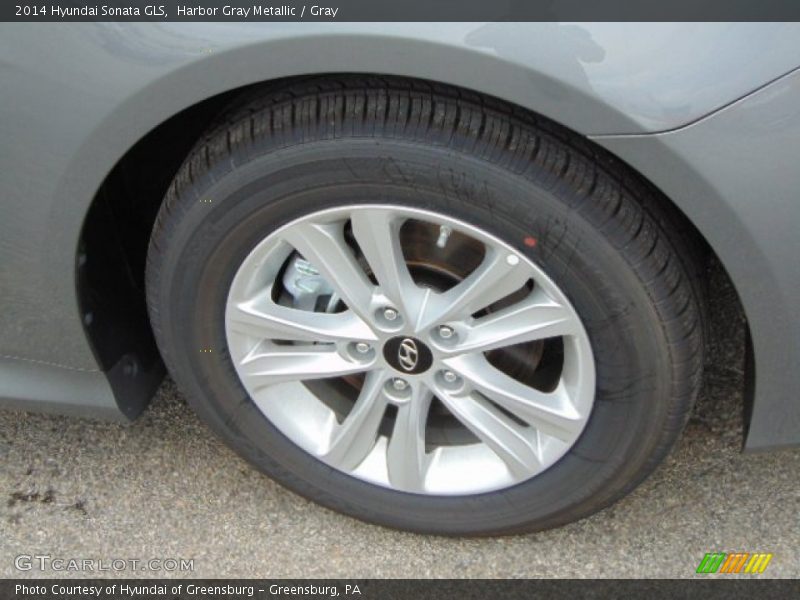 Harbor Gray Metallic / Gray 2014 Hyundai Sonata GLS