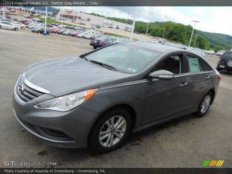 Harbor Gray Metallic / Gray 2014 Hyundai Sonata GLS