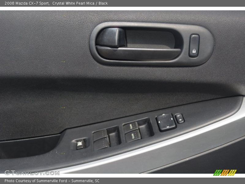 Crystal White Pearl Mica / Black 2008 Mazda CX-7 Sport