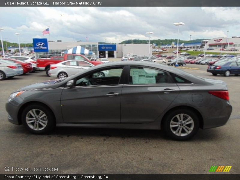 Harbor Gray Metallic / Gray 2014 Hyundai Sonata GLS