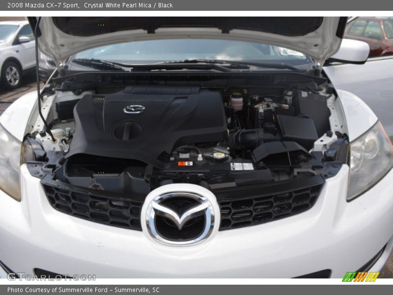 Crystal White Pearl Mica / Black 2008 Mazda CX-7 Sport