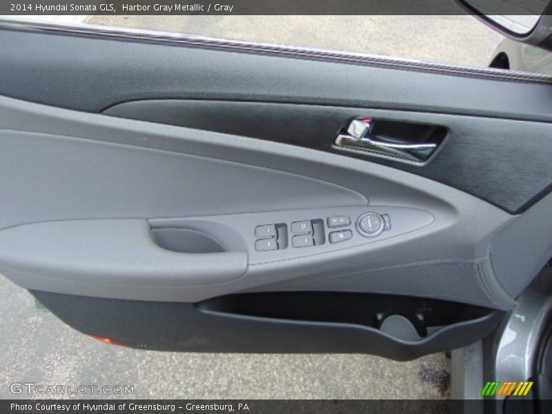 Harbor Gray Metallic / Gray 2014 Hyundai Sonata GLS