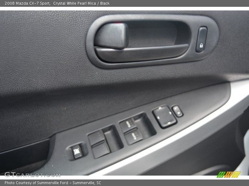 Crystal White Pearl Mica / Black 2008 Mazda CX-7 Sport
