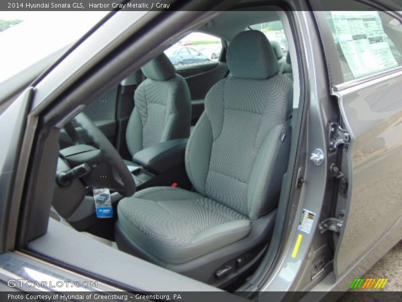 Harbor Gray Metallic / Gray 2014 Hyundai Sonata GLS