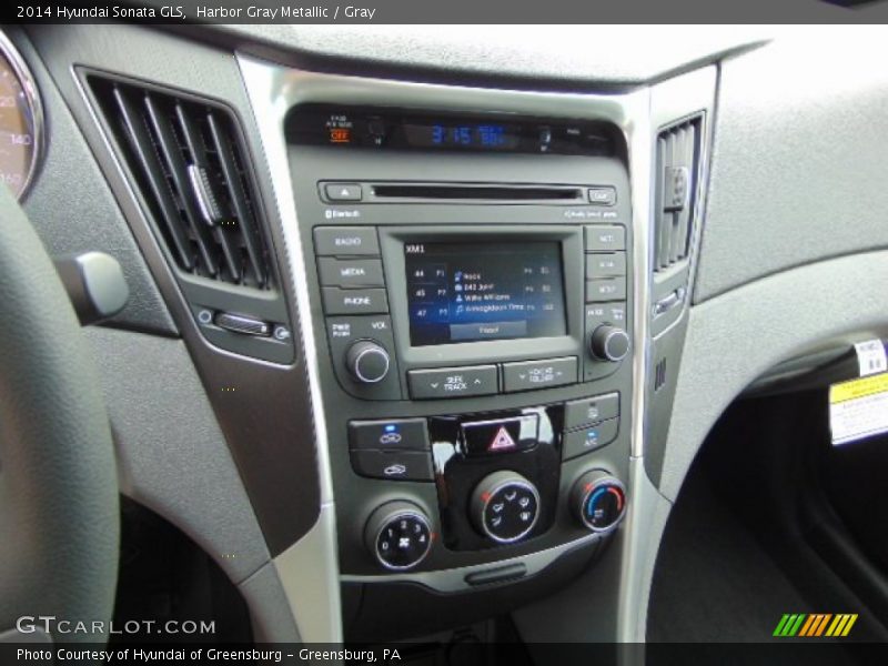 Harbor Gray Metallic / Gray 2014 Hyundai Sonata GLS