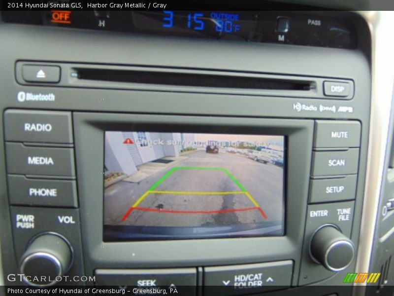 Harbor Gray Metallic / Gray 2014 Hyundai Sonata GLS
