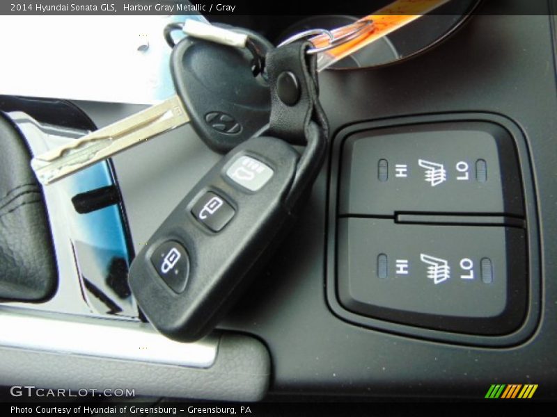 Harbor Gray Metallic / Gray 2014 Hyundai Sonata GLS