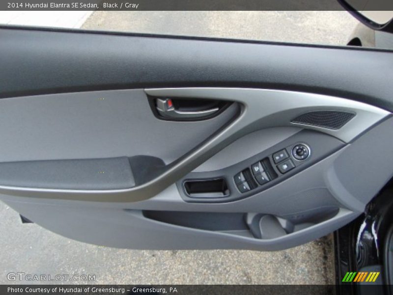 Black / Gray 2014 Hyundai Elantra SE Sedan
