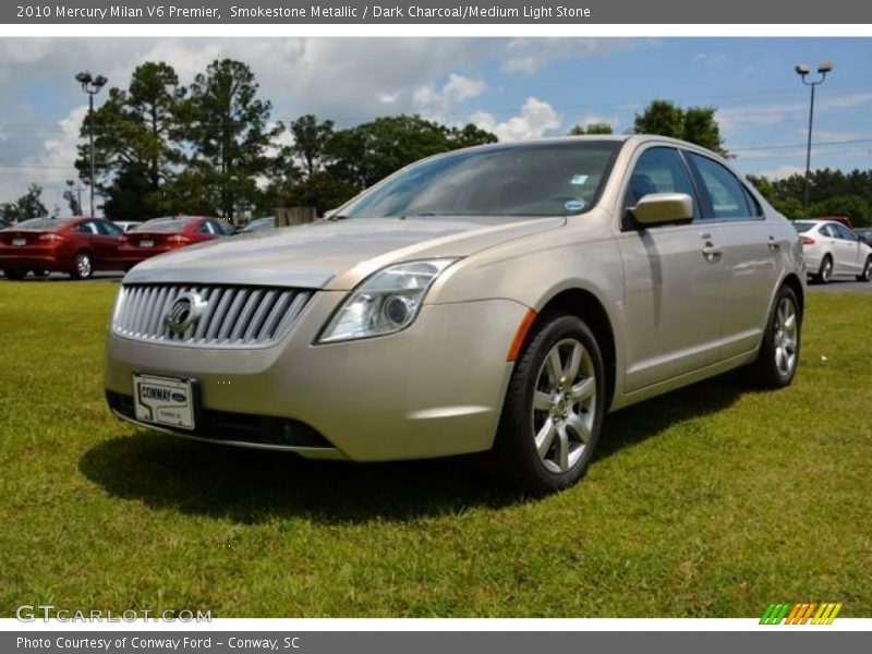 Smokestone Metallic / Dark Charcoal/Medium Light Stone 2010 Mercury Milan V6 Premier